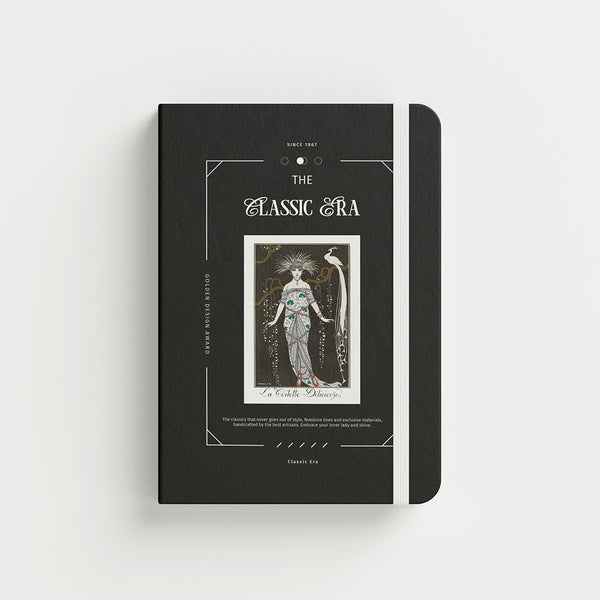 The Classic Era 🤍— A5 hardcover notebook - Borg El Arab Press