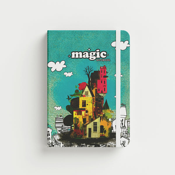 Magic Village 🏡, A5 Notebook - Borg El Arab Press