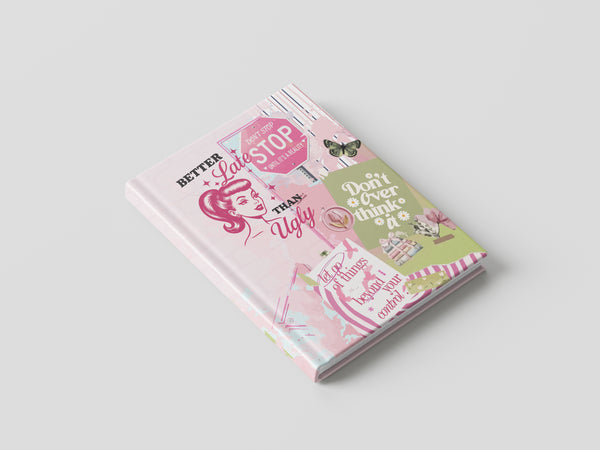 A5 Hardcover Notebook Collection 100 Stitched-Bound Pages - Borg El Arab Press