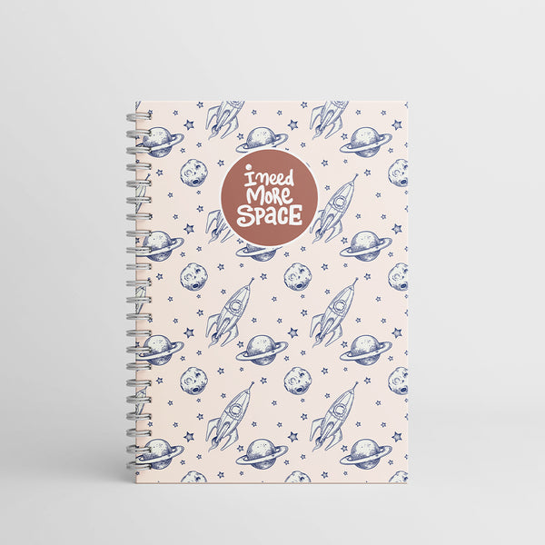 Space 🚀— A5 Wire Notebook - Borg El Arab Press