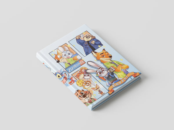 A5 Hardcover Notebook Collection 100 Stitched-Bound Pages - Borg El Arab Press