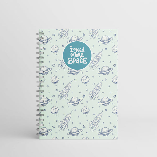 Space 🚀— A5 Wire Notebook - Borg El Arab Press