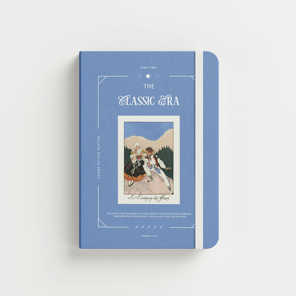 The Classic Era 🤍— A5 hardcover notebook - Borg El Arab Press