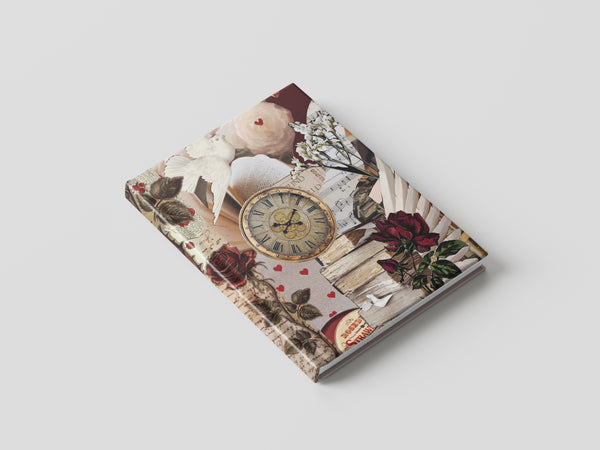 A5 Hardcover Notebook Collection 100 Stitched-Bound Pages - Borg El Arab Press