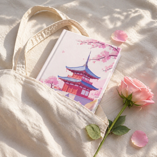 A5 Notebook Collection, Sakura Dreams 🌸 - Borg El Arab Press