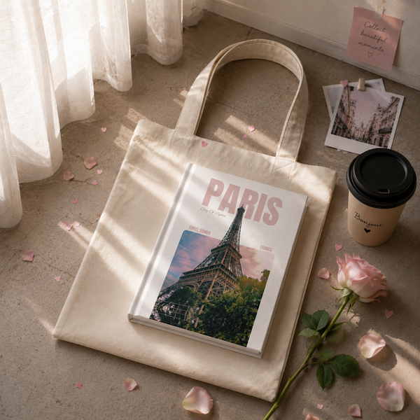 A5 Notebook Collection, Bonjour Paris ☕ - Borg El Arab Press