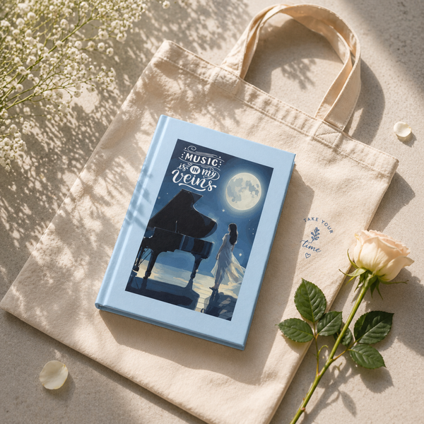 A5 Notebook Collection, Moonlight Melody🌙 - Borg El Arab Press