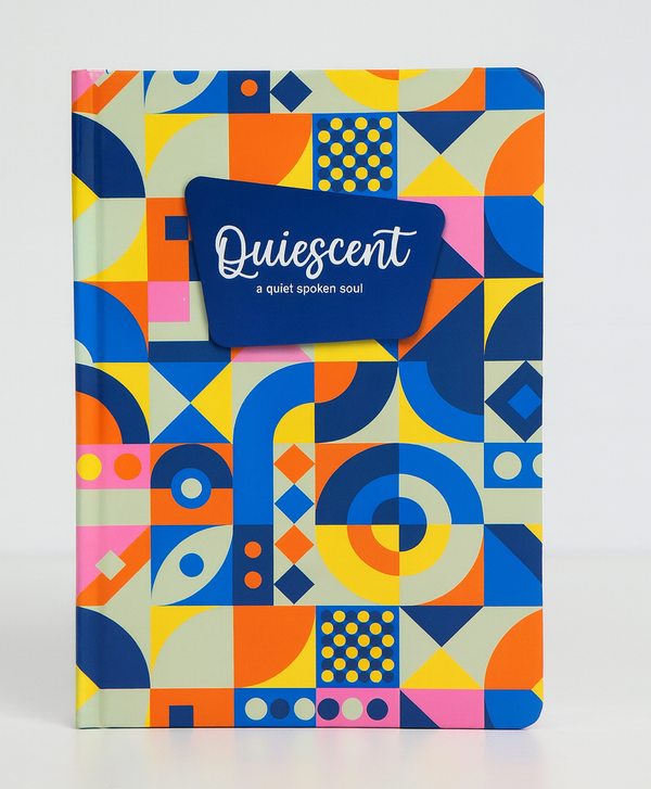 Abstract – Quiescent Floricomus Moed Euphelicia A5 Hardcover Notebook96 Lay-Flat Stitched Pages, Compact & Durable - Borg El Arab Press