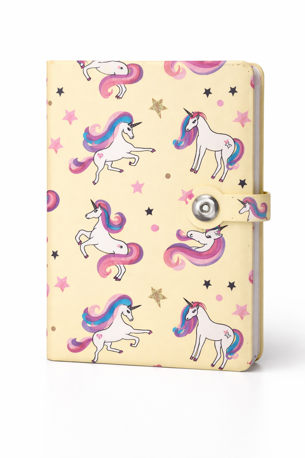 A5 Leather Notebook with Strap , 100 Sheet