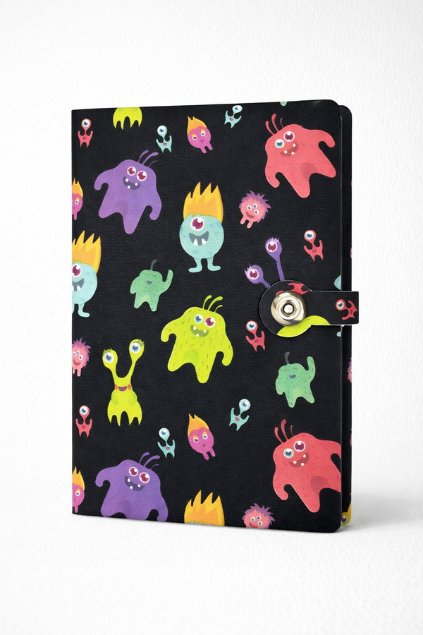 A5 Leather Notebook with Strap , 100 Sheet