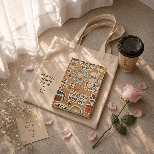 A5 Notebook Collection, Espresso Yourself ☕🤎 - Borg El Arab Press