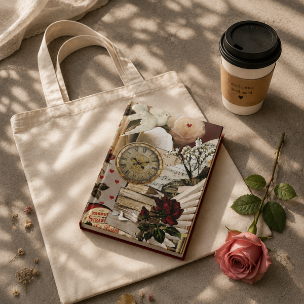 A5 Notebook Collection, Clockwork Romance ⌛❤️ - Borg El Arab Press