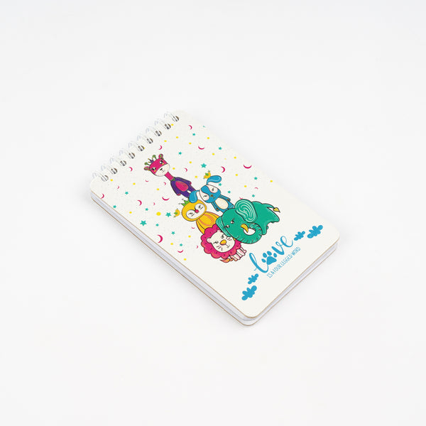 Zoo — A6 Hardcover Wirebound Notebook Collection — 96 Pages - Borg El Arab Press