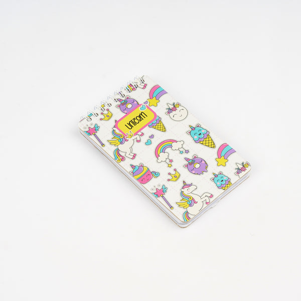 Unicorn 🦄 — A6 Hardcover Wire bound Notebook Collection — 96 Pages - Borg El Arab Press