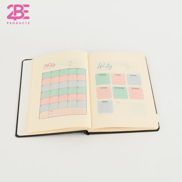 Stickers - Premium A5 Hardcover Notebook – 96 Stitched Pages, Lay-Flat Design, Compact & Durable - Borg El Arab Press