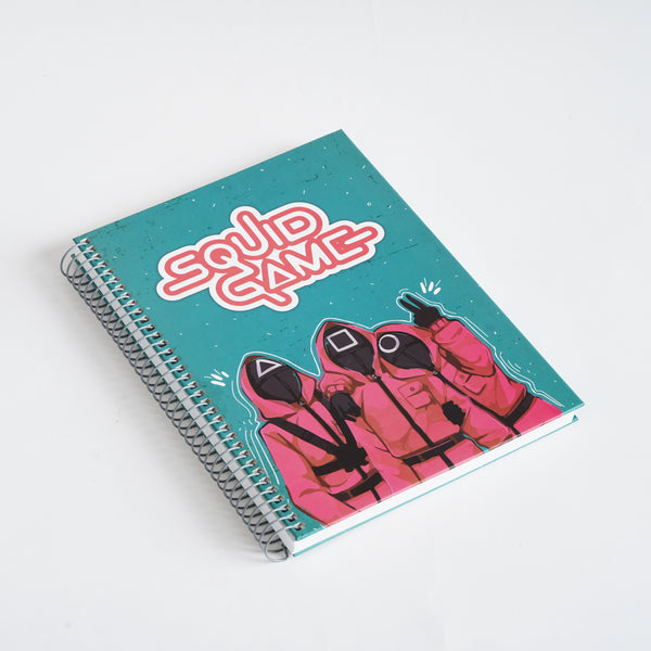 Squid Squad 🎭 — B5 Hardcover Wire bound Notebook Collection - Borg El Arab Press