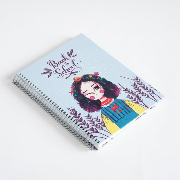 Chibi Princess 👑 — B5 Hardcover Wire bound Notebook Collection - Borg El Arab Press