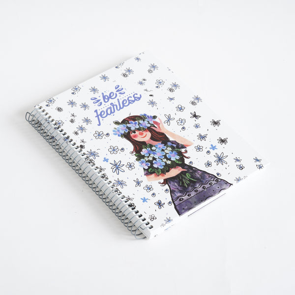 Petal Princess 👑 — B5 Hardcover Wire bound Notebook Collection - Borg El Arab Press
