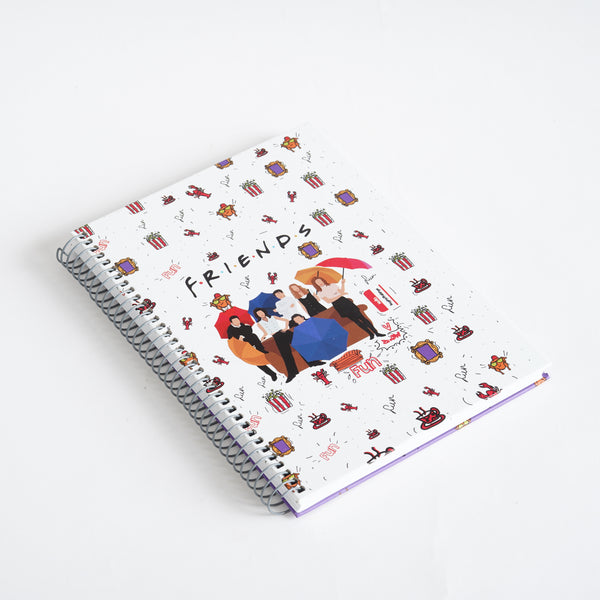Friends Forever ☕ — B5 Hardcover Wire bound Notebook Collection - Borg El Arab Press