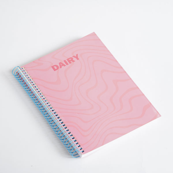 Blush Waves ✨ — B5 Softcover Wire bound Notebook Collection - Borg El Arab Press