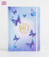 Butterfly - Premium A5 Hardcover Notebook – 96 Stitched Pages, Lay-Flat Design, Compact & Durable - Borg El Arab Press