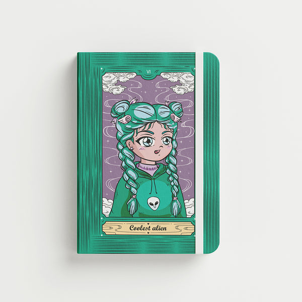 Anime Girl — A5 Hardcover Notebook - Borg El Arab Press