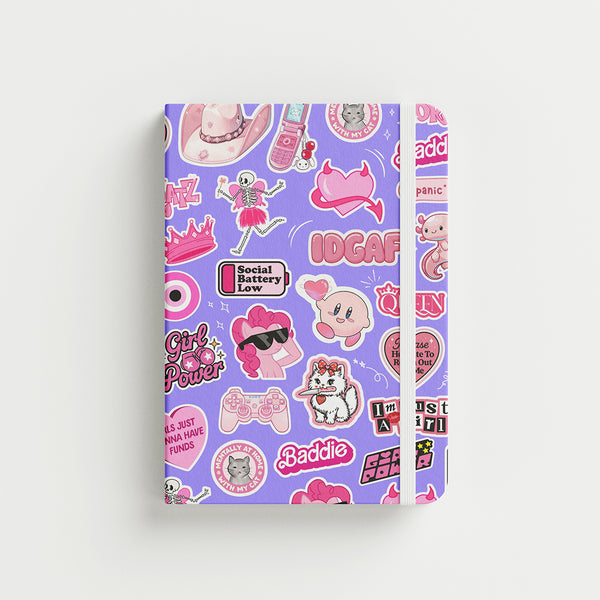 Baddie Pop — A5 hardcover notebook - Borg El Arab Press