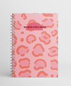 Go Wild For A While - A5 Wire Notebook Collection Wire-Bound Pages - 80 Pages - Borg El Arab Press